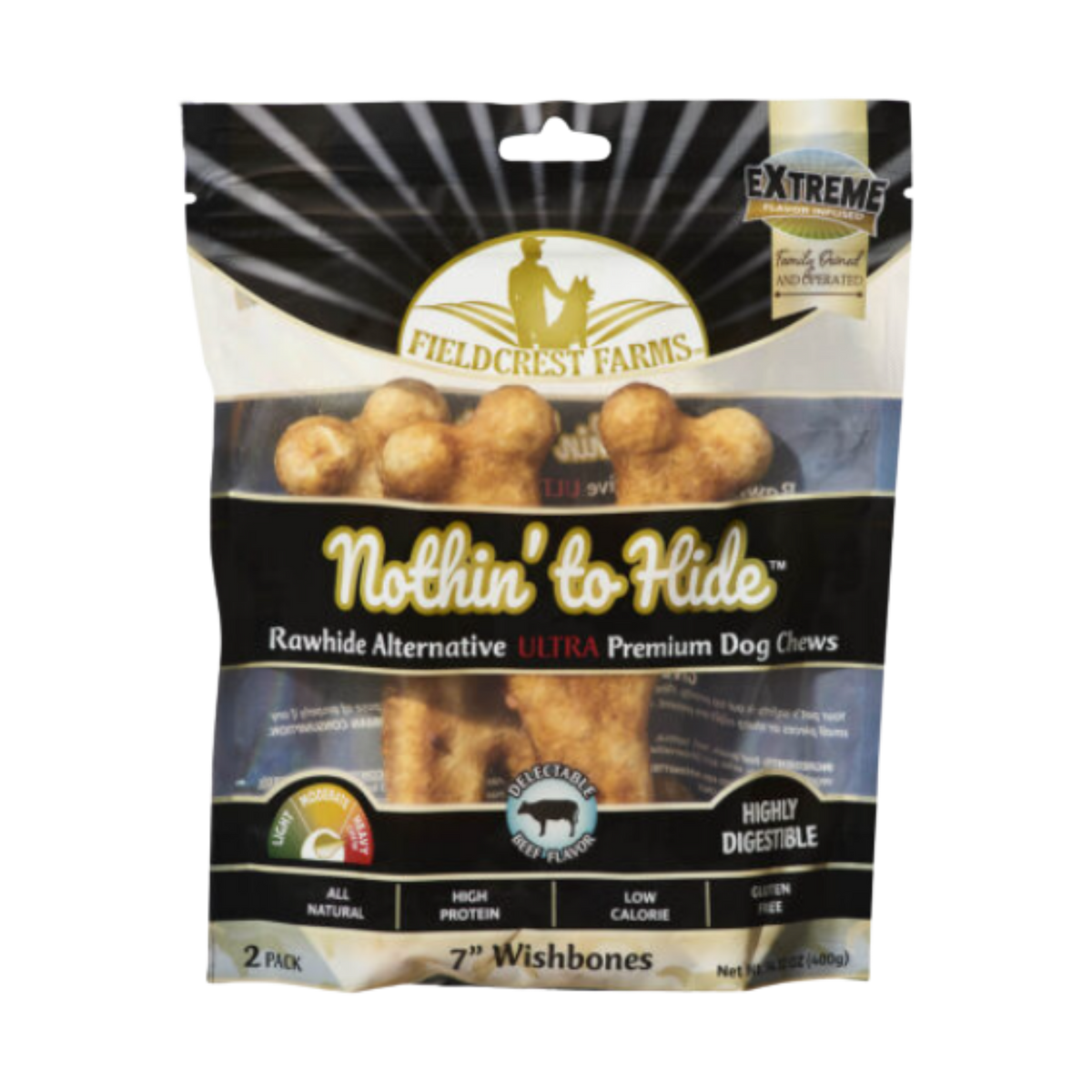 Spot Fieldcrest Farms Nothin' to HIde Ultra Wishbone 2 pk 7 in