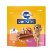Pedigree Dentastix Large Dual Flavor Dental Treats 32 ct