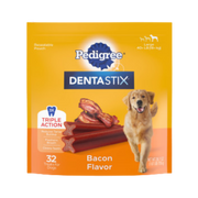 Pedigree Dentastix Large Bacon Flavor Dental Treats 32 ct