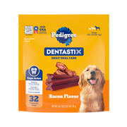 Pedigree Dentastix Large Bacon Flavor Dental Treats 32 ct