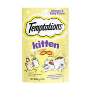 Whiskas Temptations Chicken & Dairy Flavor Crunchy and Soft Kitten Treats