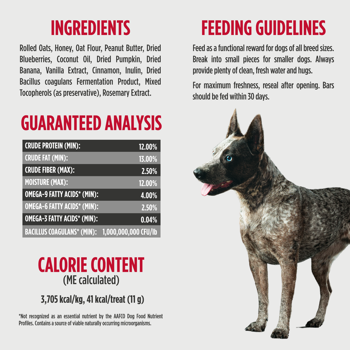 Nulo Digestion Functional Granola Bars for Dogs 10 oz
