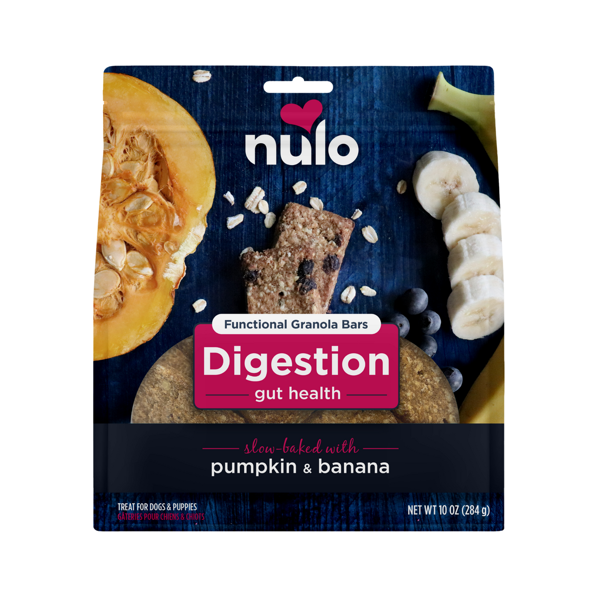 Nulo Digestion Functional Granola Bars for Dogs 10 oz