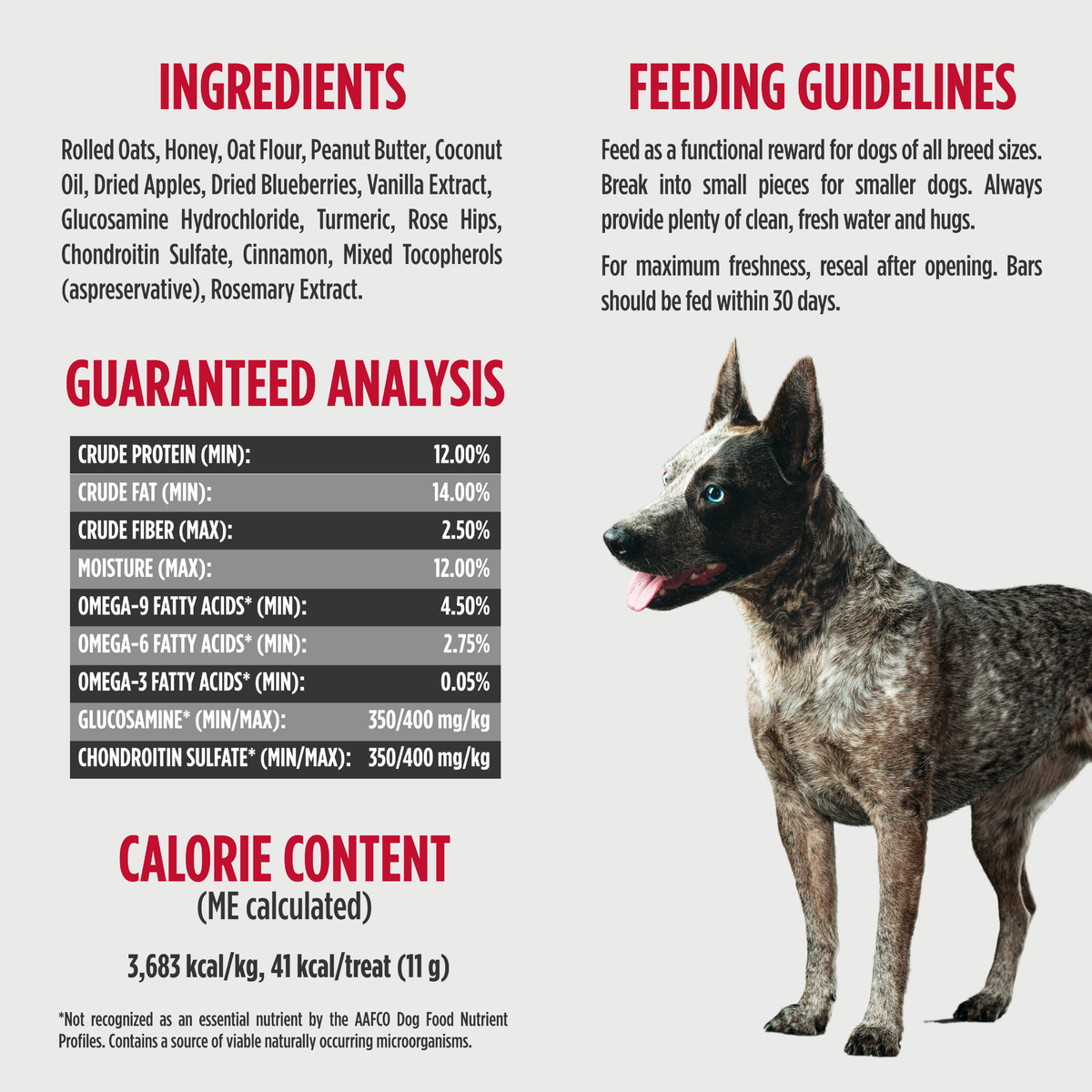Nulo Mobility Functional Granola Bars for Dogs 10 oz