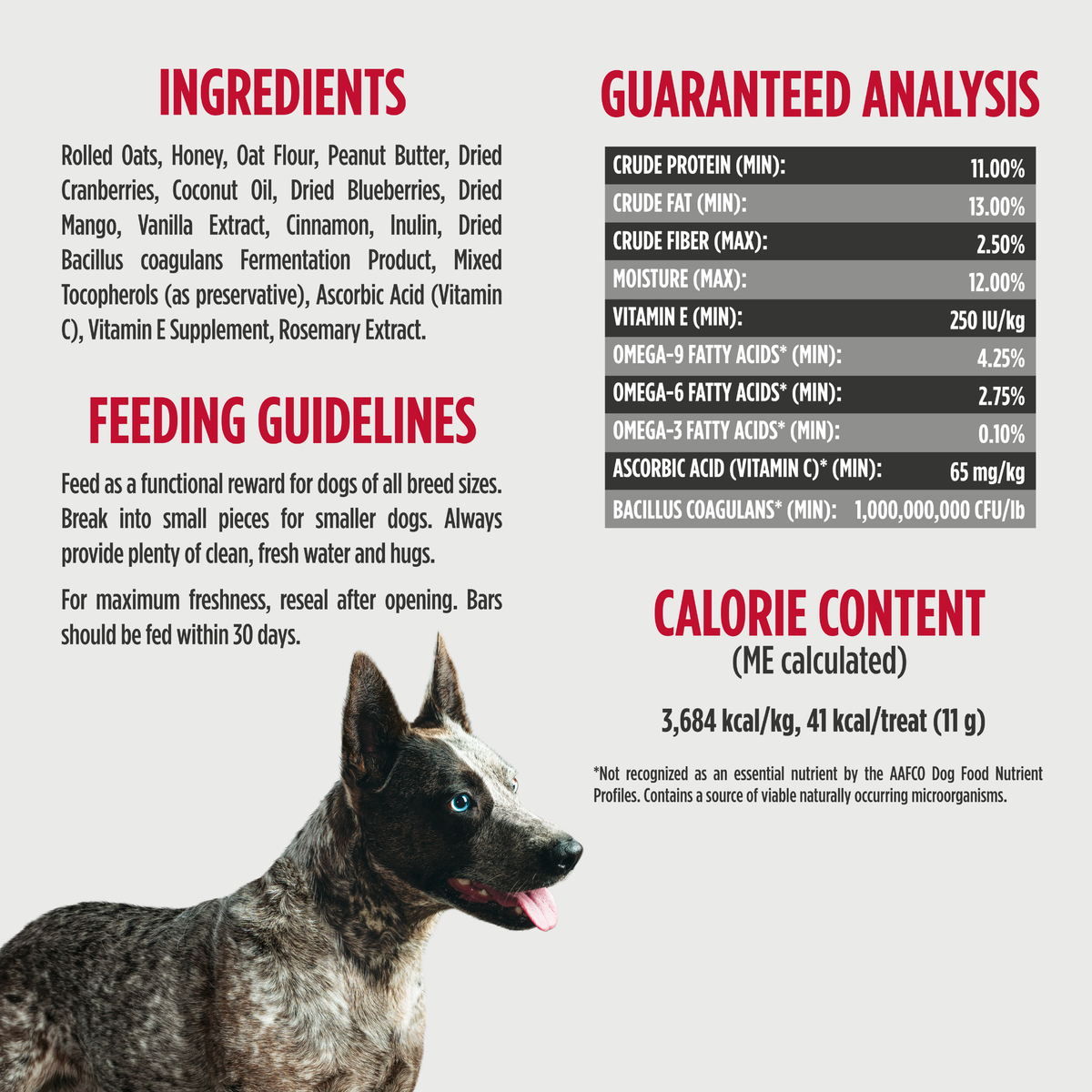 Nulo Immunity Functional Granola Bars for Dogs 10 oz