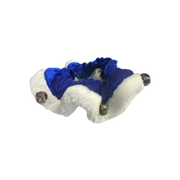 Huxley & Kent Scrunchy Hanukkah Ruffle Pet Collar with Bells