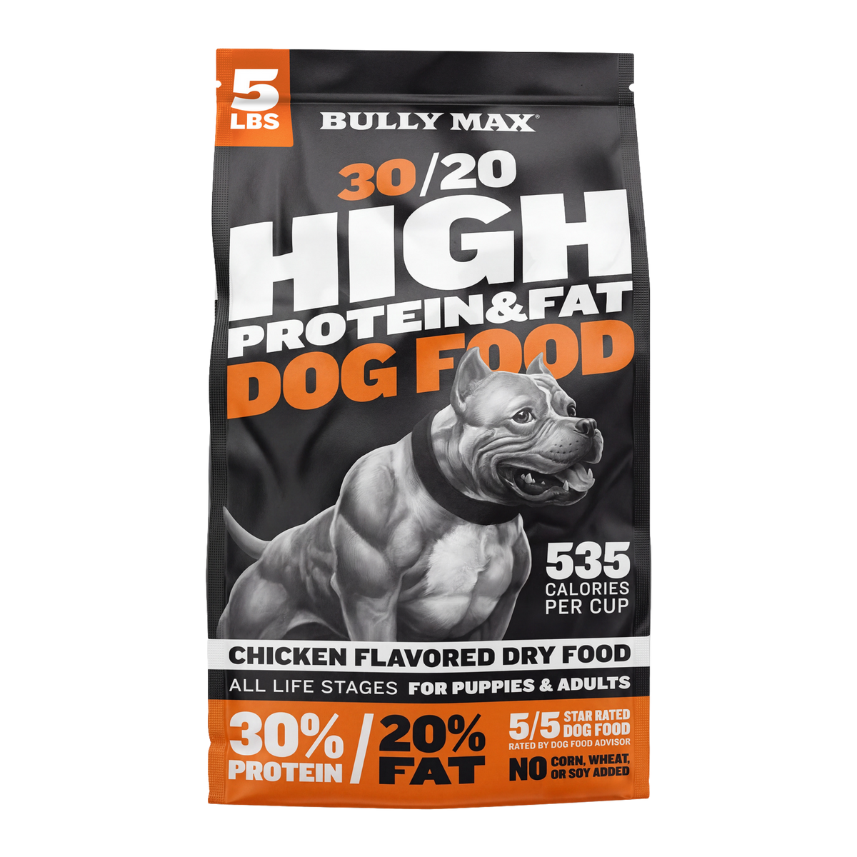 Bully Max 30/20 High Protein & Fat Chicken Blend Dry Dog Food