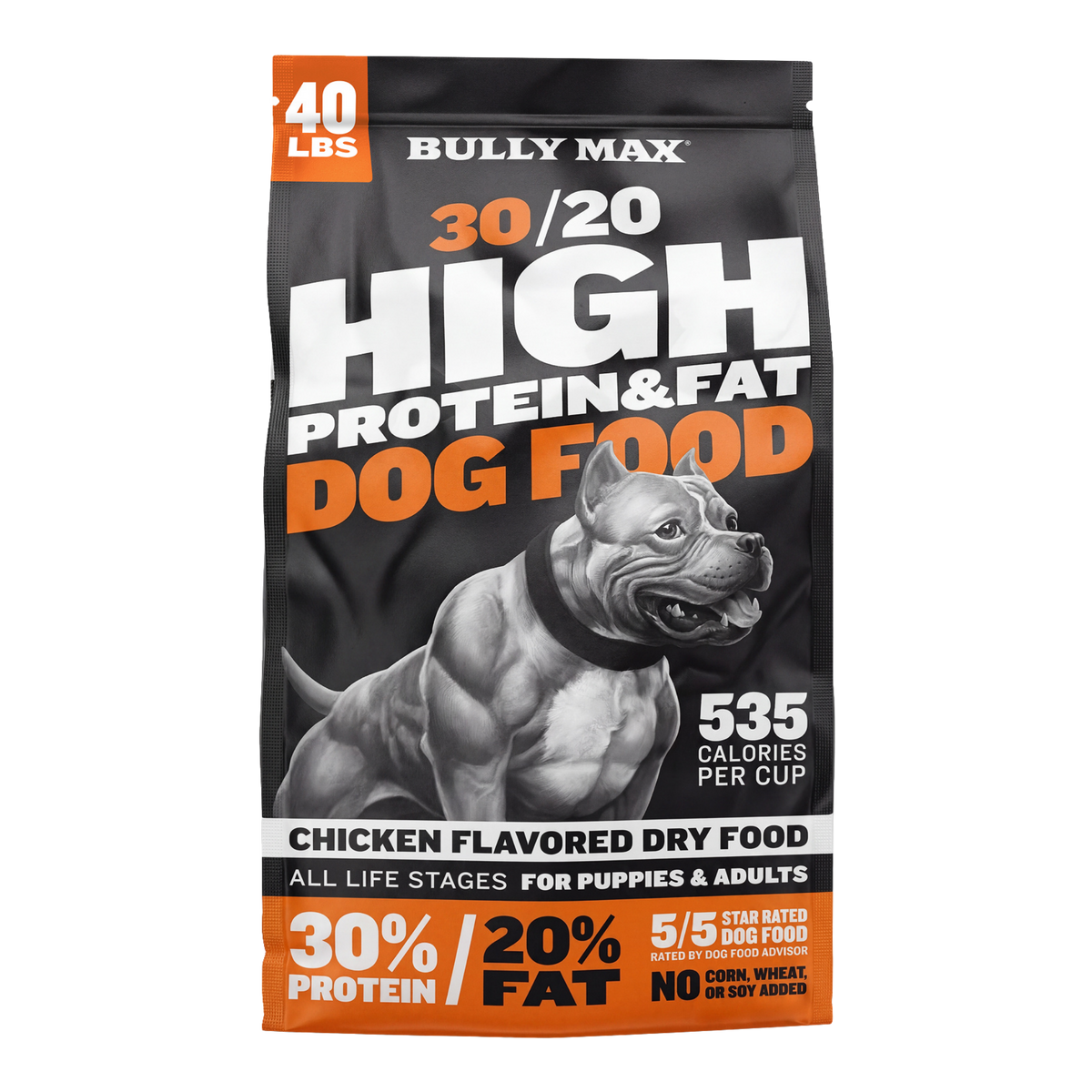 Bully Max 30/20 High Protein & Fat Chicken Blend Dry Dog Food
