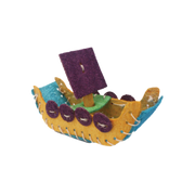 A&E Nibbles Loofah Boat Small Animal Chew