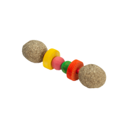 A&E Nibbles Hay Chew Dumbbell Small Animal Chew Toy