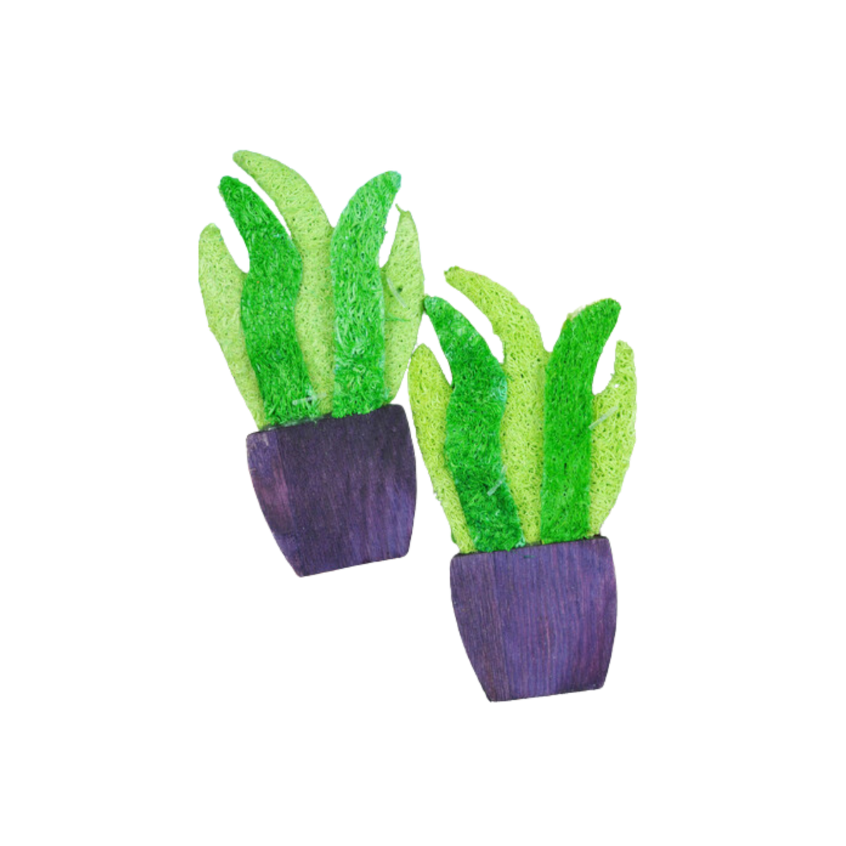 A&E Nibbles Loofa Potted Plant Small Animal Chew