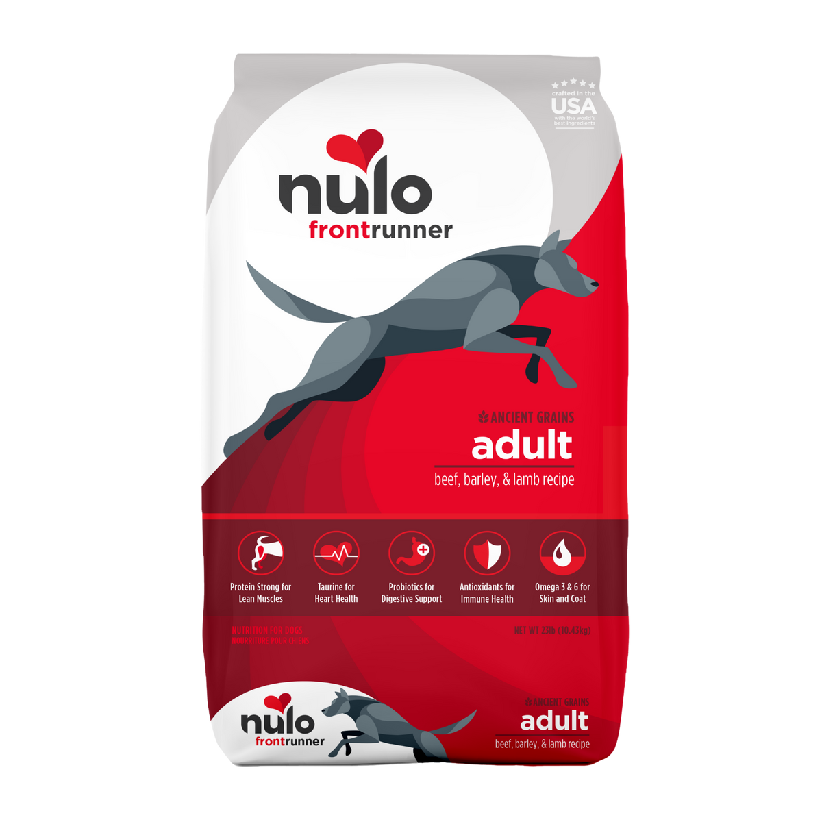 Nulo Frontrunner Beef, Barley & Lamb Adult Dry Dog Food