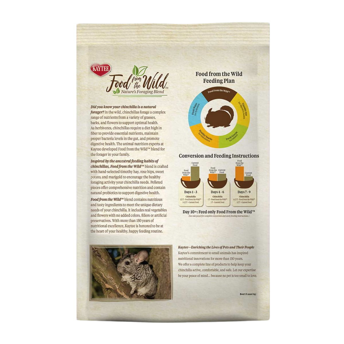 Kaytee Food from the Wild Chinchilla Food 3 lb