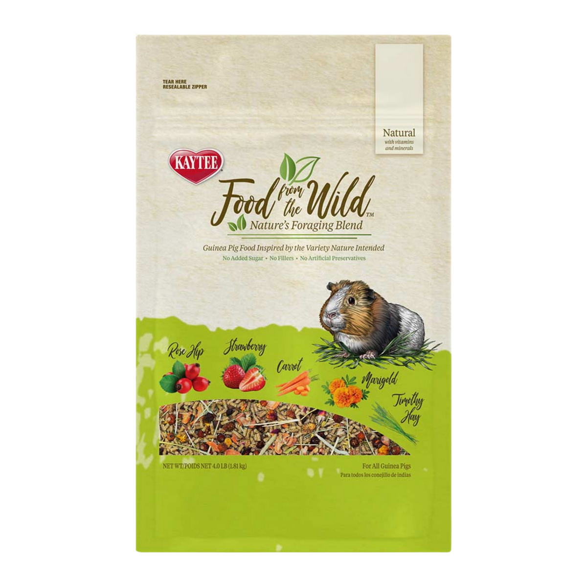 Kaytee Food from the Wild Guinea Pig Food 4 lb