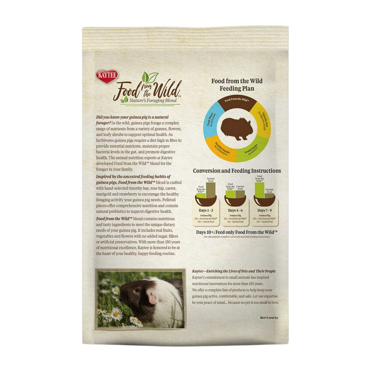 Kaytee Food from the Wild Guinea Pig Food 4 lb