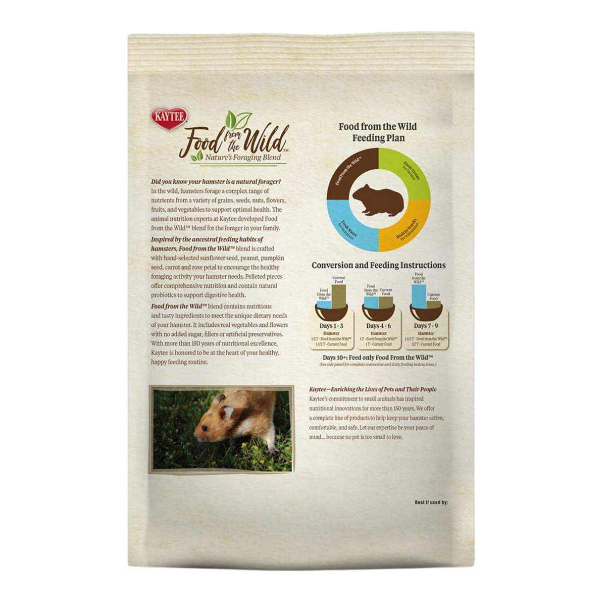 Kaytee Food from the Wild Hamster Food 2 lb