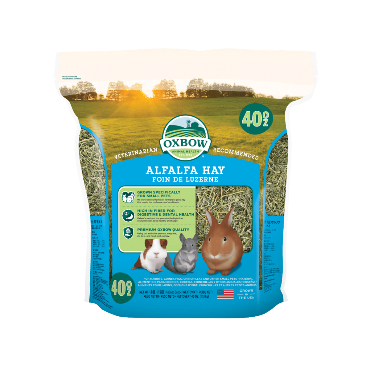 Oxbow Animal Health Alfalfa Hay 40 oz