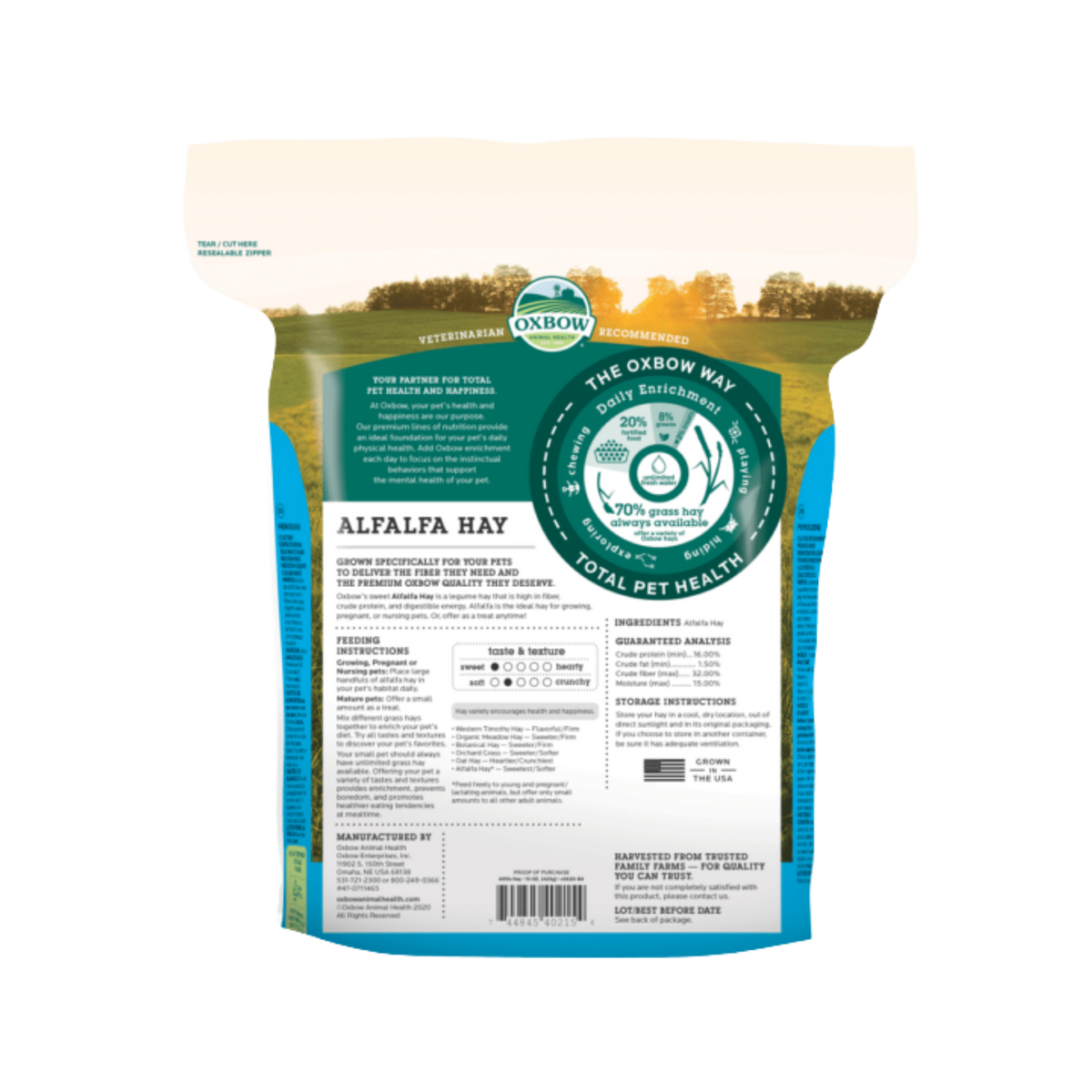 Oxbow Animal Health Alfalfa Hay 40 oz
