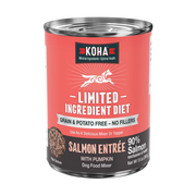 Koha Limited Ingredient Diet Salmon Entrée with Pumpkin Topper for Dogs
