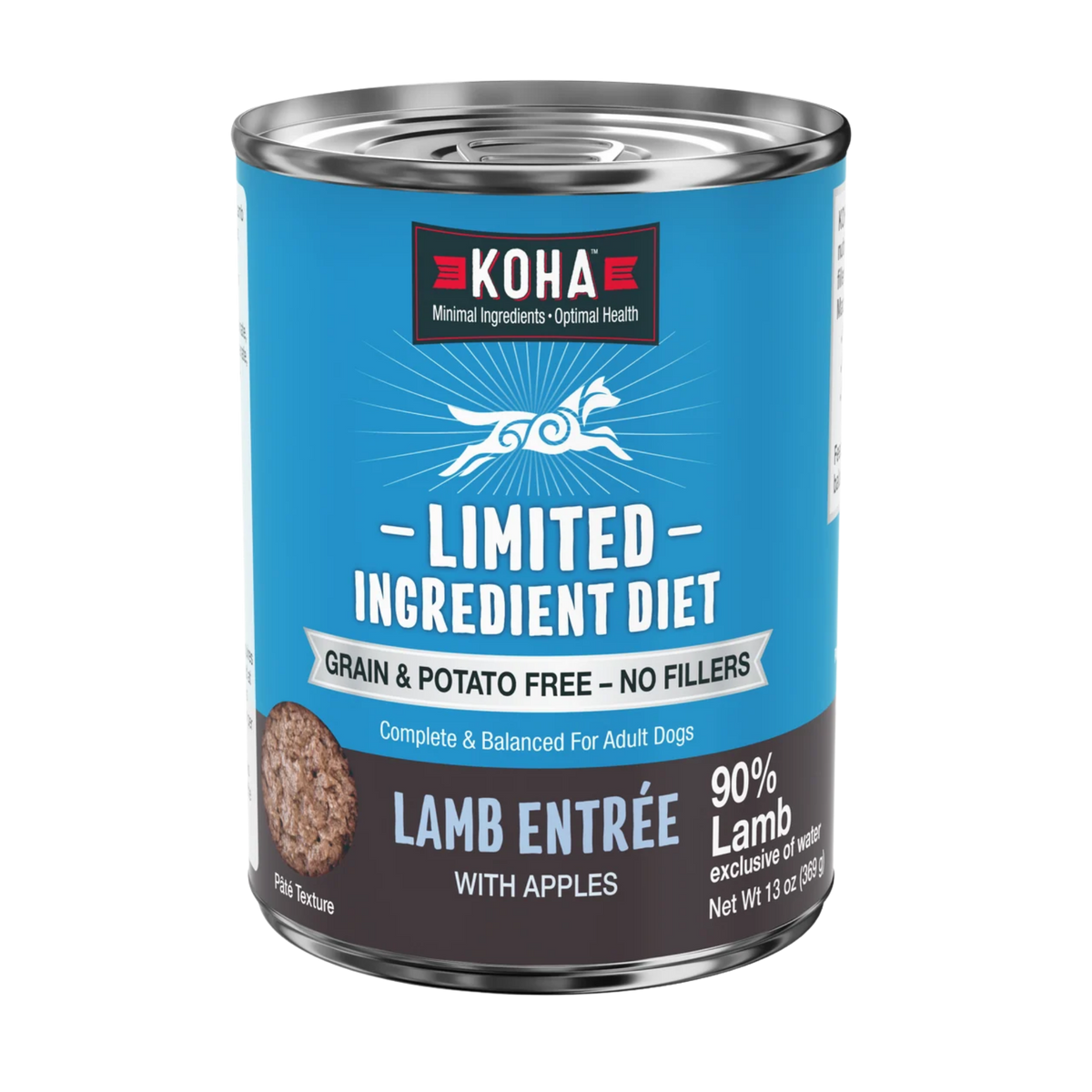 Koha Limited Ingredient Diet Lamb Entrée with Apples for Adult Dogs