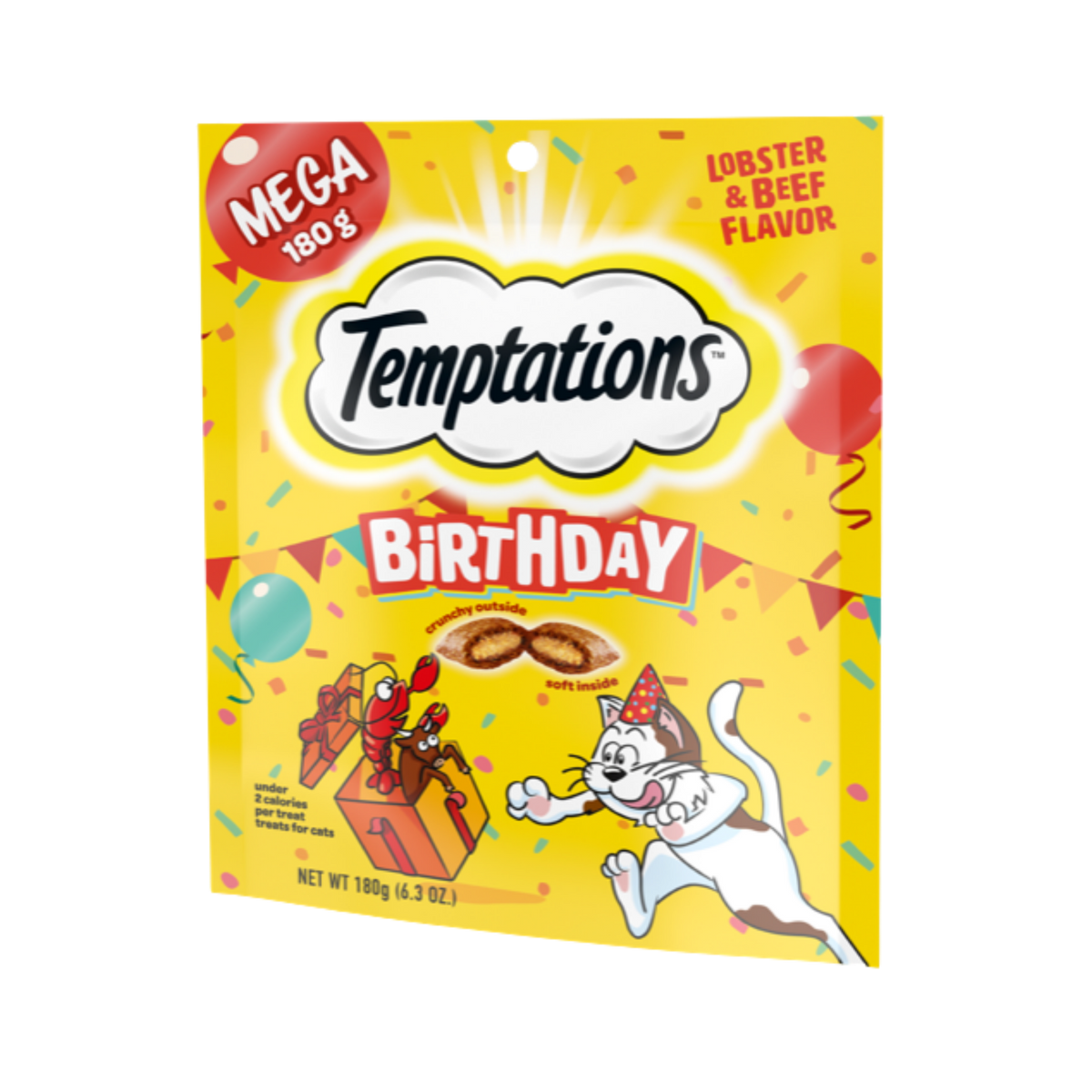 Whiskas Temptations Birthday Cat Treats 6.3 oz