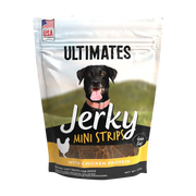 Ultimates Grain-Free Jerky Mini Strips with Chicken Protein Soft Dog Treats 7 oz