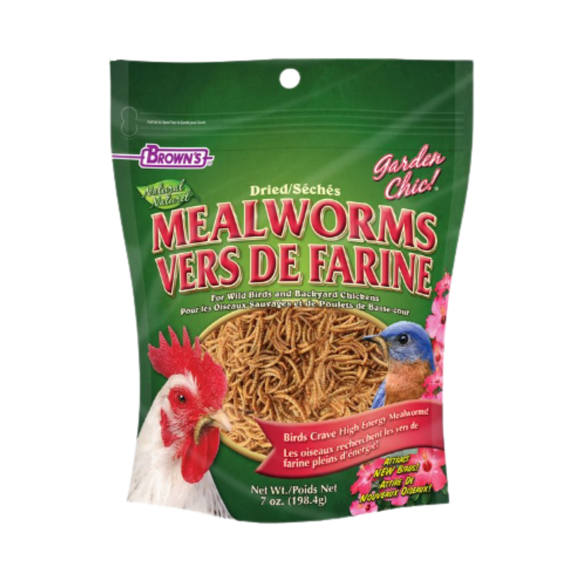 FM BROWNS Dried Mealworms Wild Bird & Poultry Treats