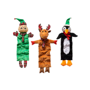 Spot Holiday Multi Squeaker Plush Dog Toy, Assorted