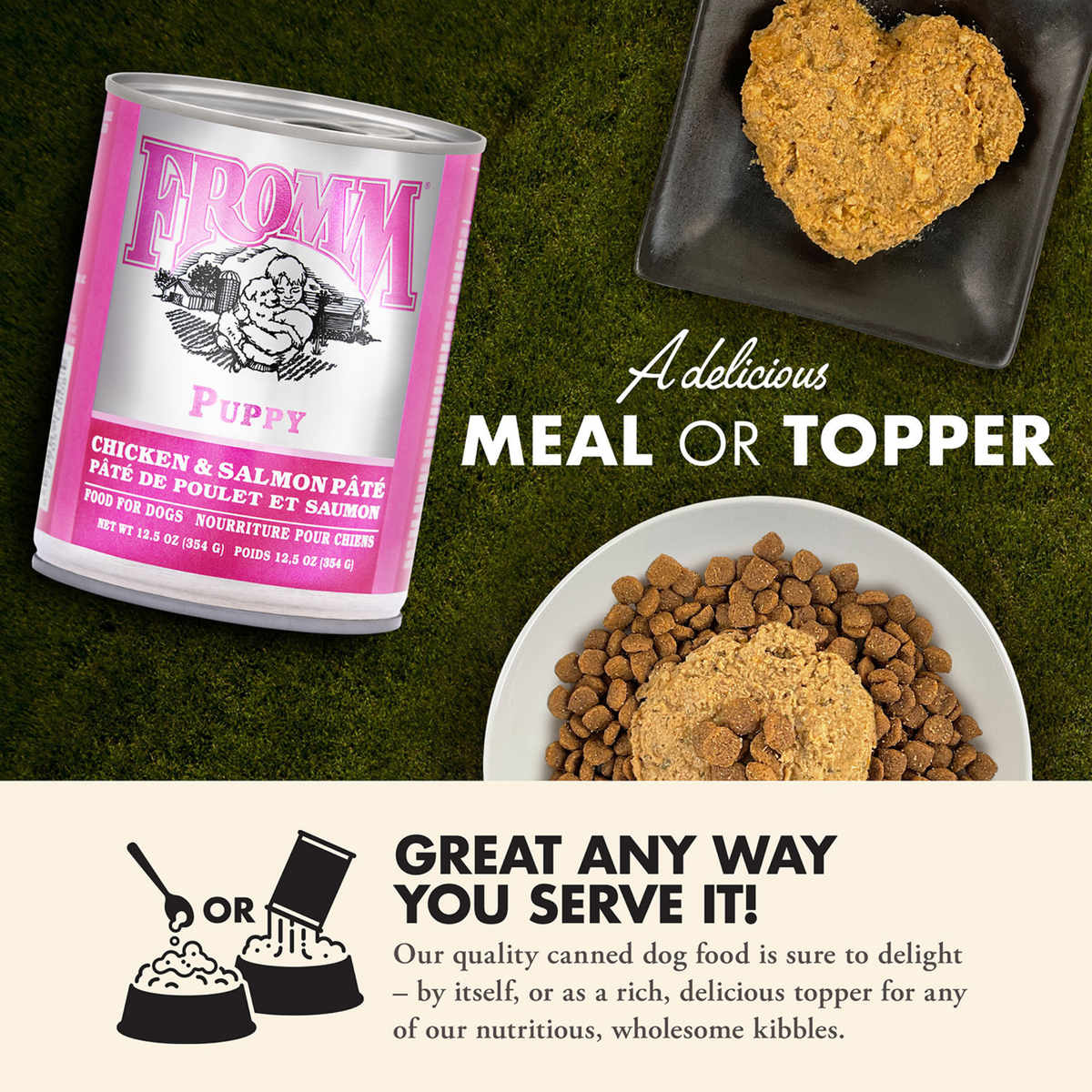 Fromm Classic Puppy Chicken & Salmon Pate Canned Dog Food