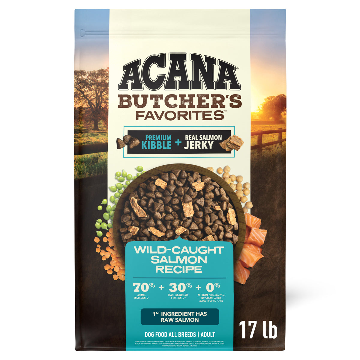 Acana Butcher's Favorites Grain-Free Wild-Caught Salmon Recipe Dry Dog Food