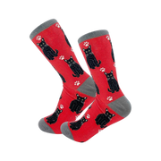 E & S Imports Pet Lover Socks Black Cat, Unisex, One Size Fits Most