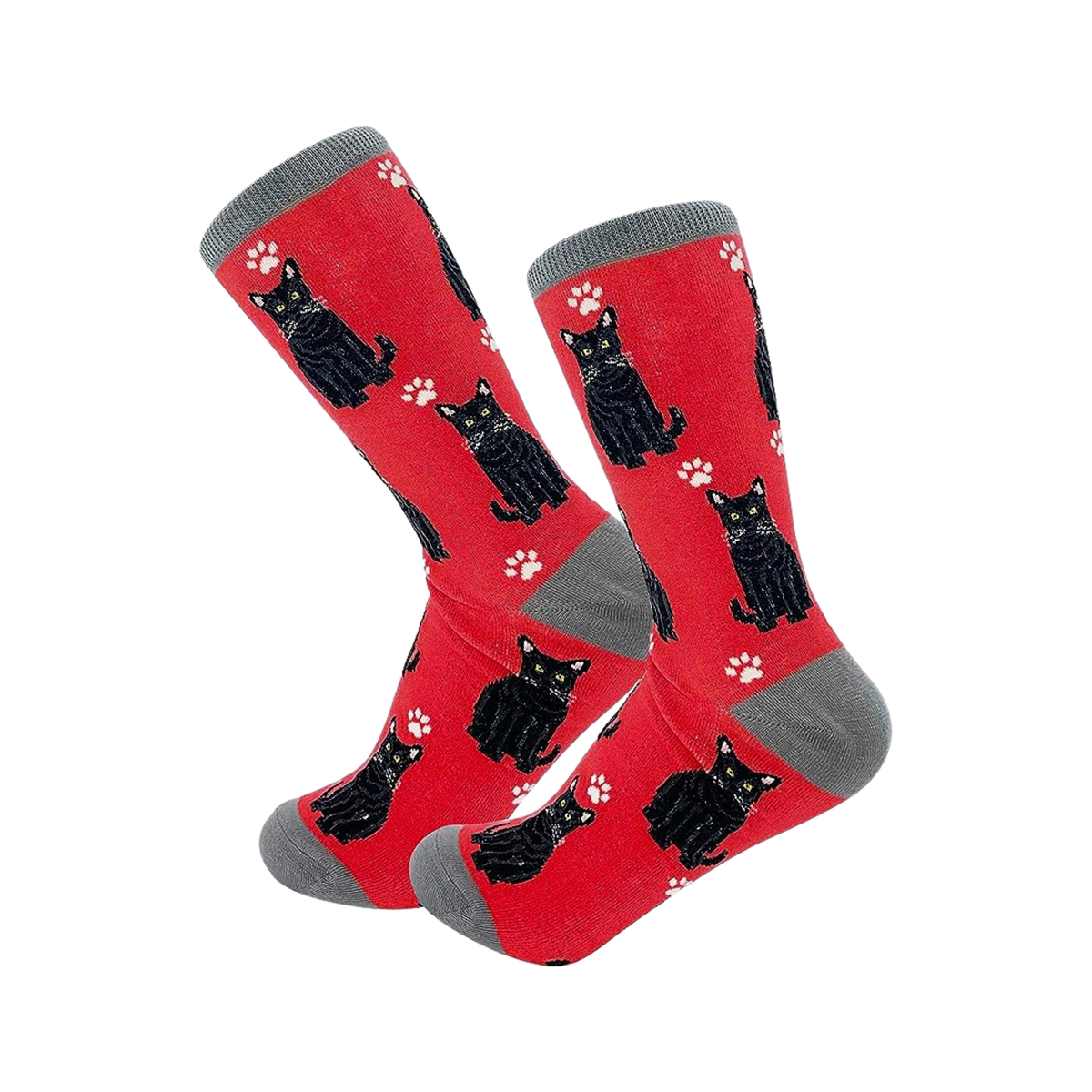E & S Imports Pet Lover Socks Black Cat, Unisex, One Size Fits Most