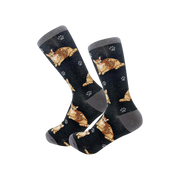 E & S Imports Pet Lover Socks Orange Tabby Cat, Unisex, One Size Fits Most