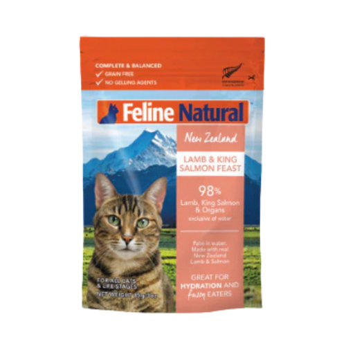 Natural Pet Food Group Feline Natural Lamb & King Salmon Feast Grain-Free Wet Cat Food