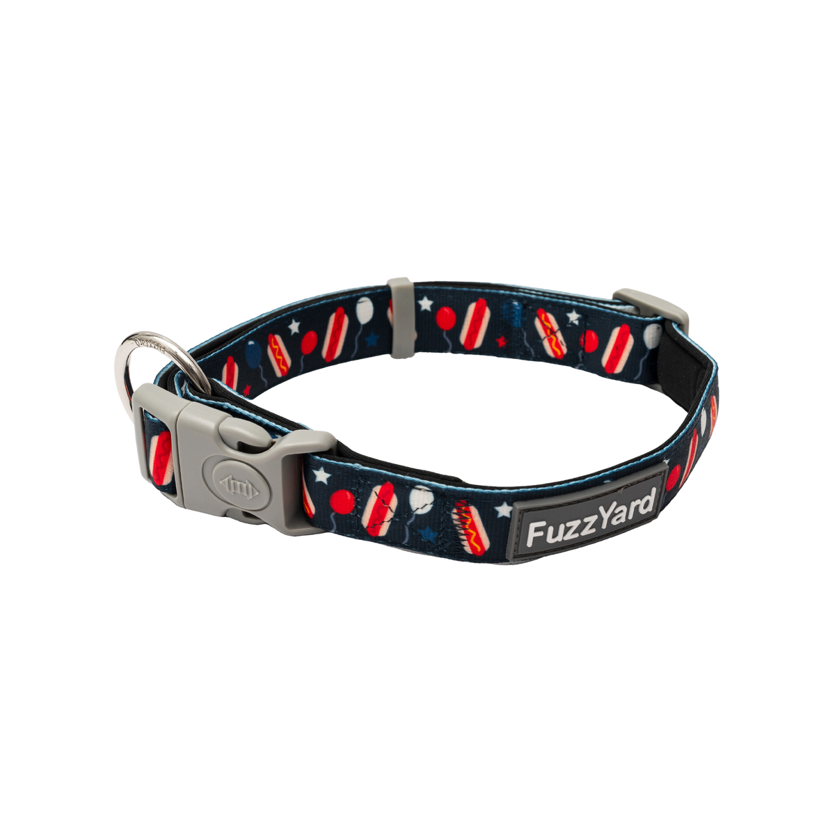 FUZZYARD Summer Festive BBQ Adjustable Dog Collar