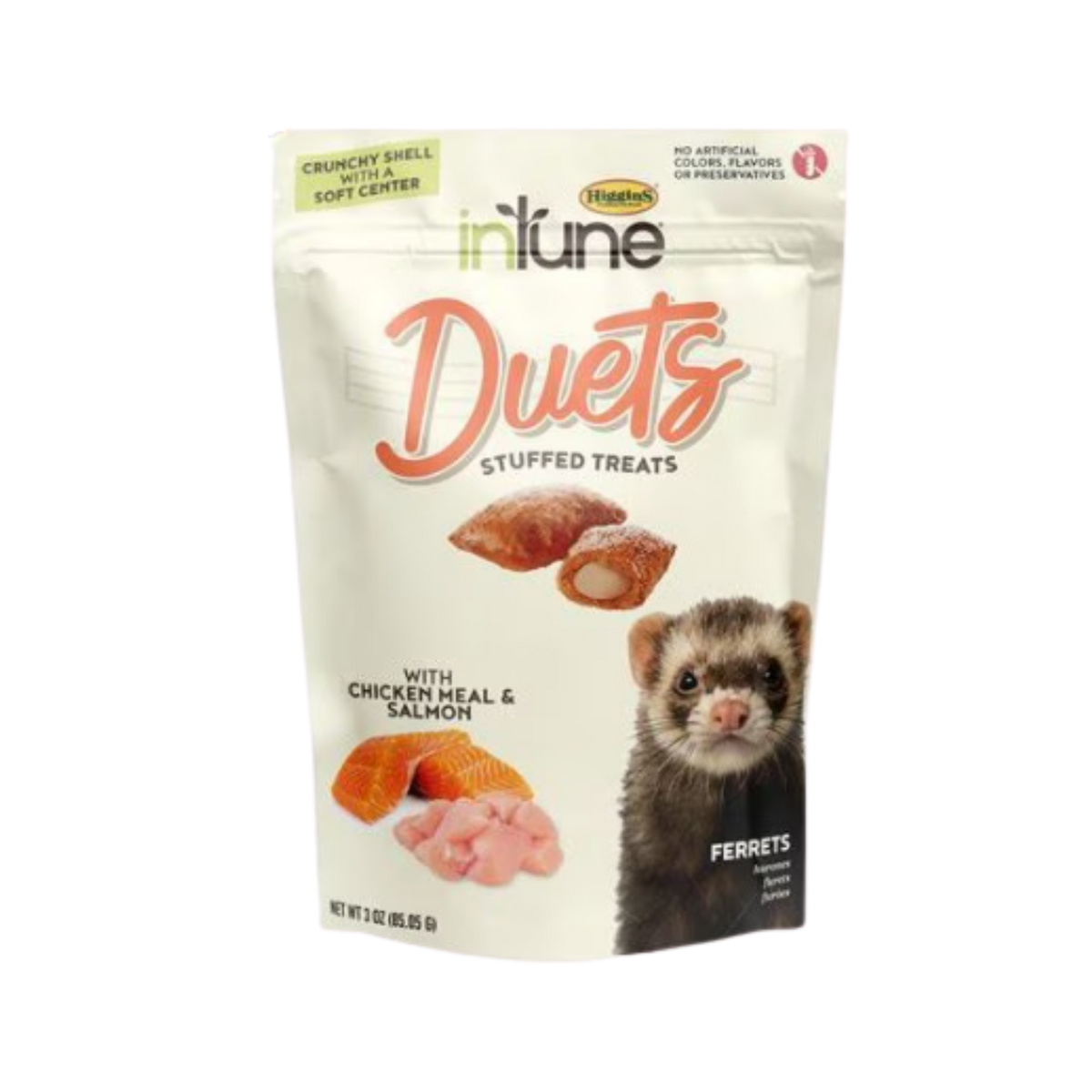 Higgins inTune Duets Chicken Meal & Salmon Ferret Treats 3 oz