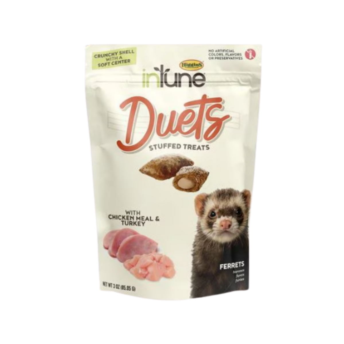 Higgins inTune Duets Chicken Meal & Turkey Ferret Treats 3 oz