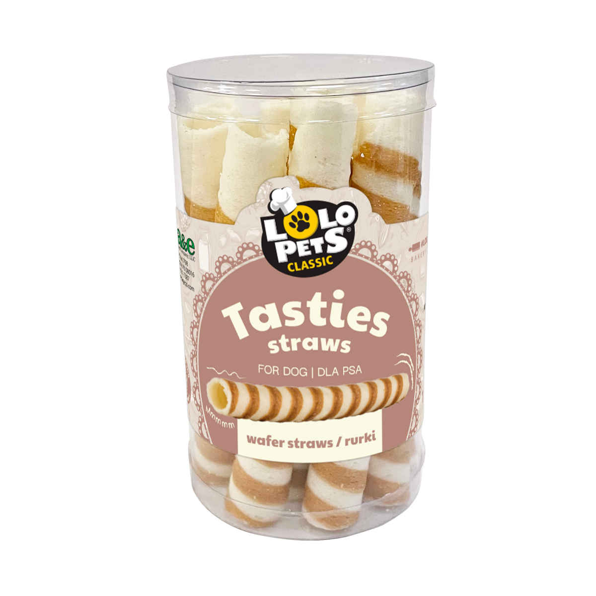 A&E Lolo Pets Classic Tasties Straws Dog Treats
