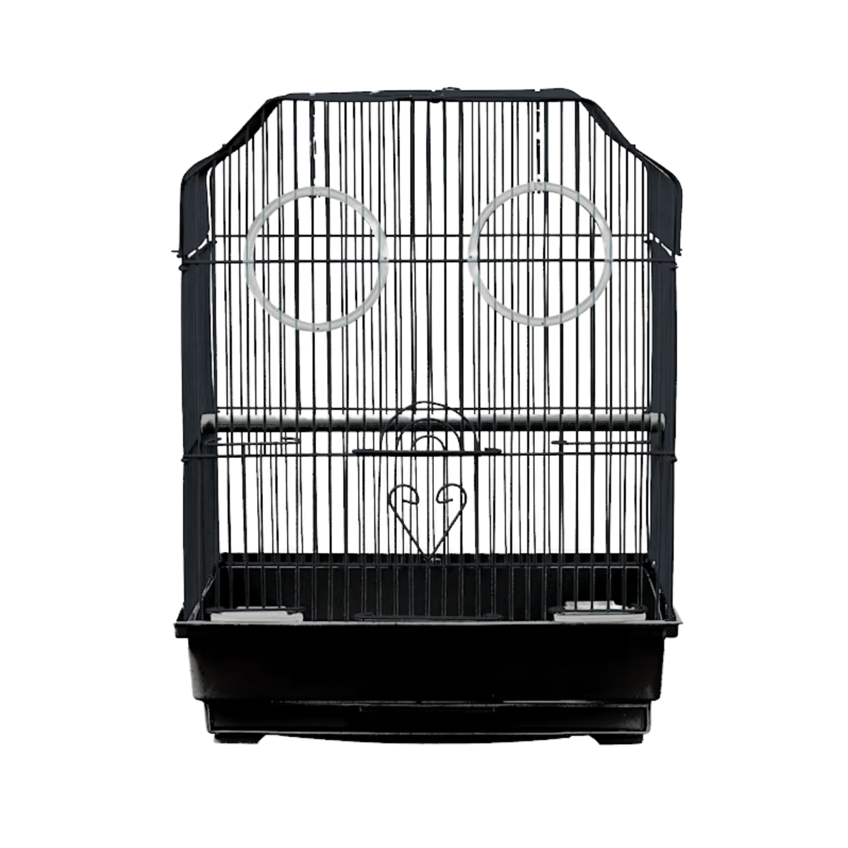 A&E Ornate Top Black Bird Cage 14 x 11 x 17 in