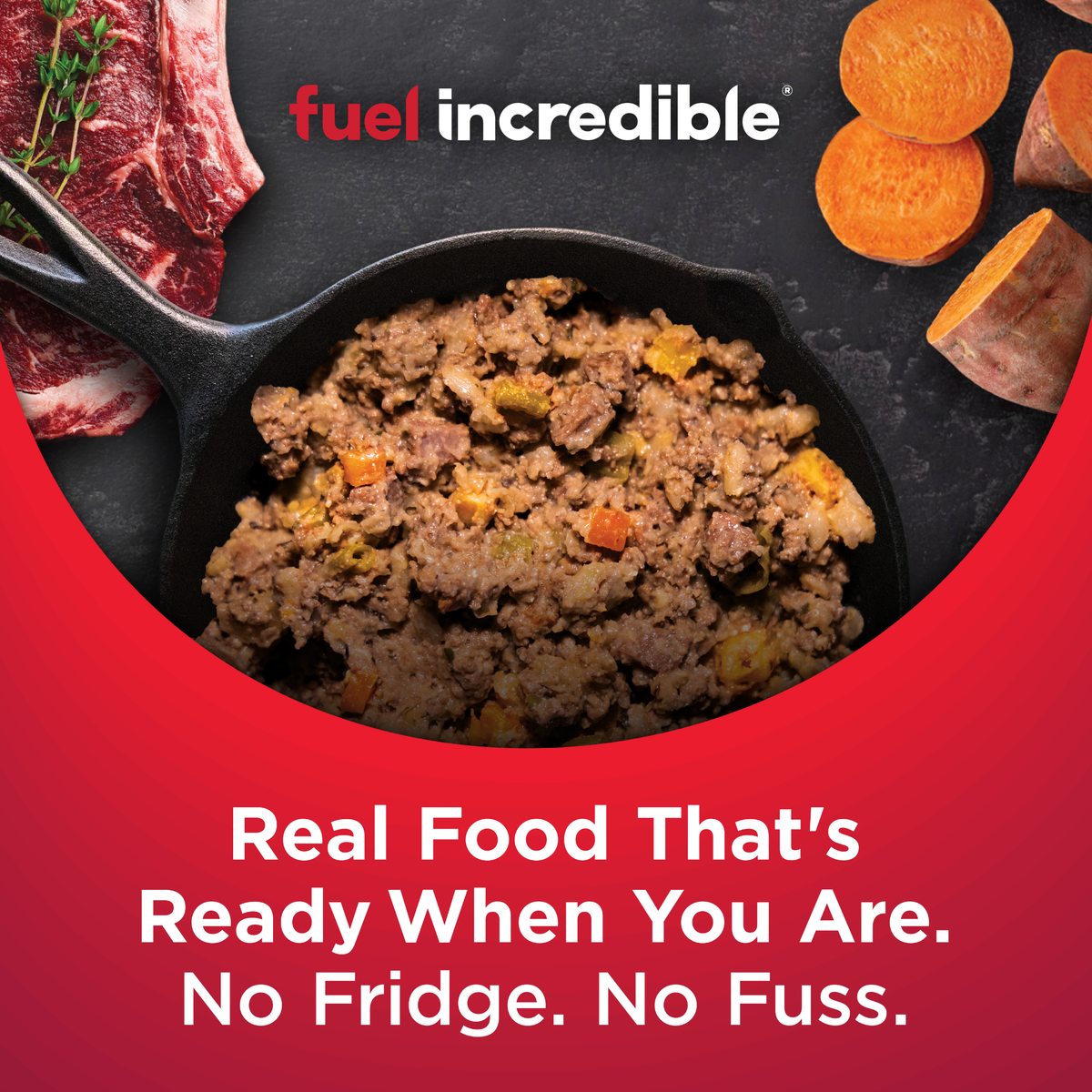 NULO Gently-Cooked Meals Beef & Sweet Potato Recipe Adult Dog Food
