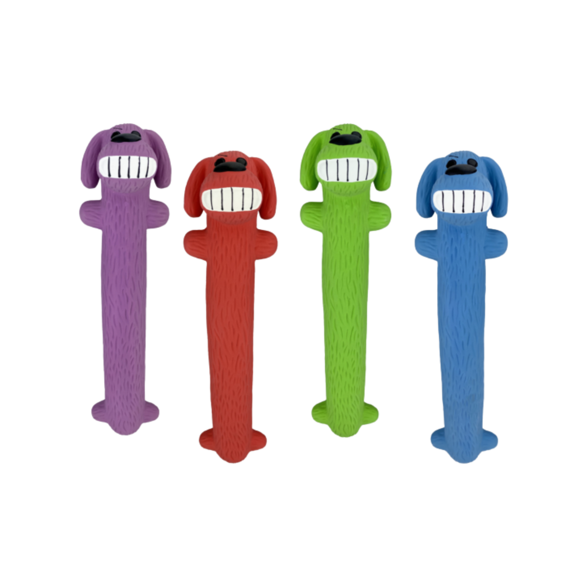 Multipet Loofa Latex Dog Toy, Assorted 12 in