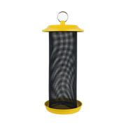 Nature's Way Yellow Sunglow Metal Mesh Thistle Seed Wild Bird Feeder 2 qt