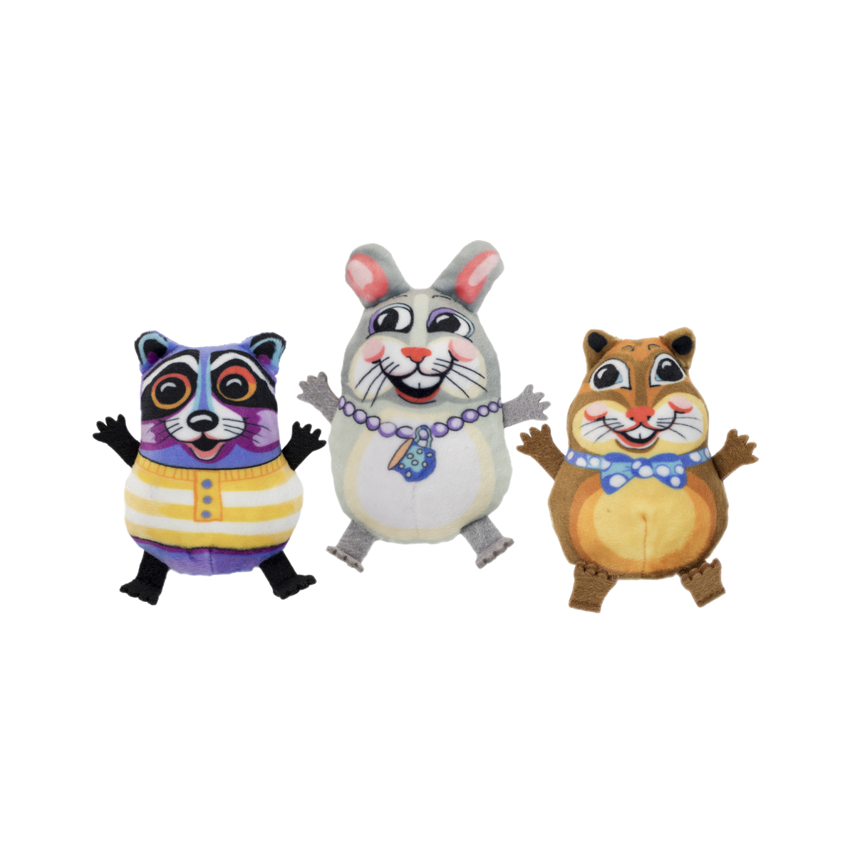 Multipet Fuzzu Teacup Fluffs Cat Toy, Assorted