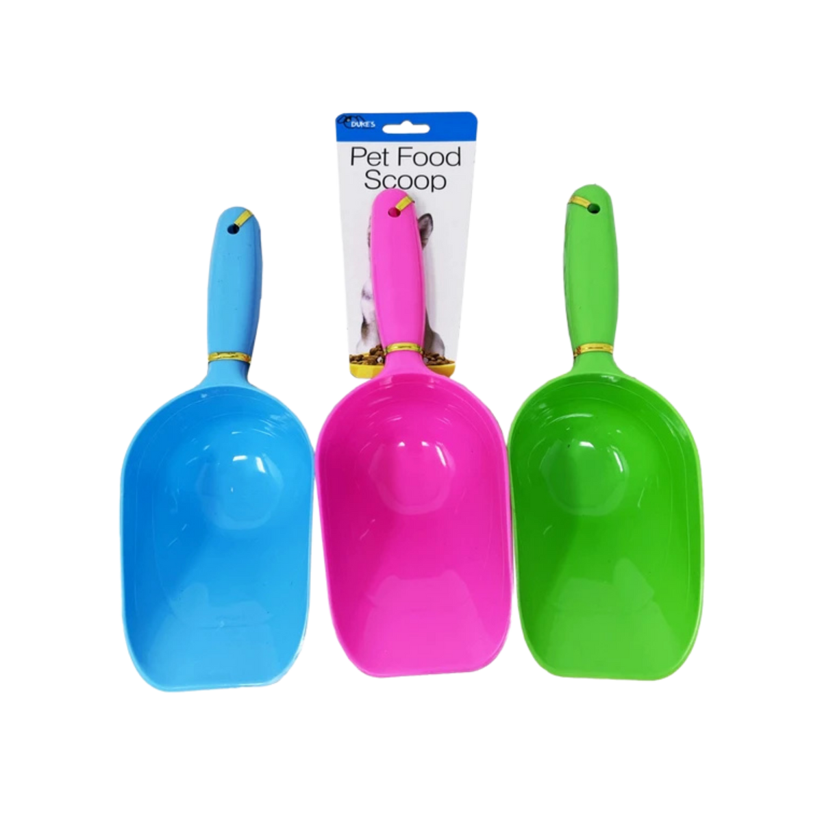 Kole Imports Plastic Pet Food Scoop, Assorted