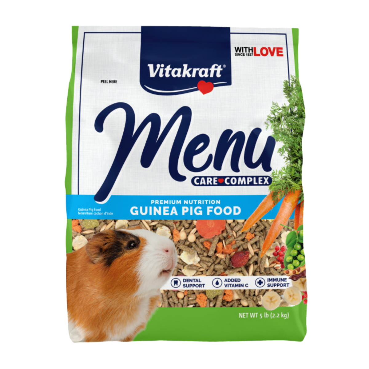 Vitakraft Menu Care Complex Premium Nutrition Guinea Pig Food 5 lb