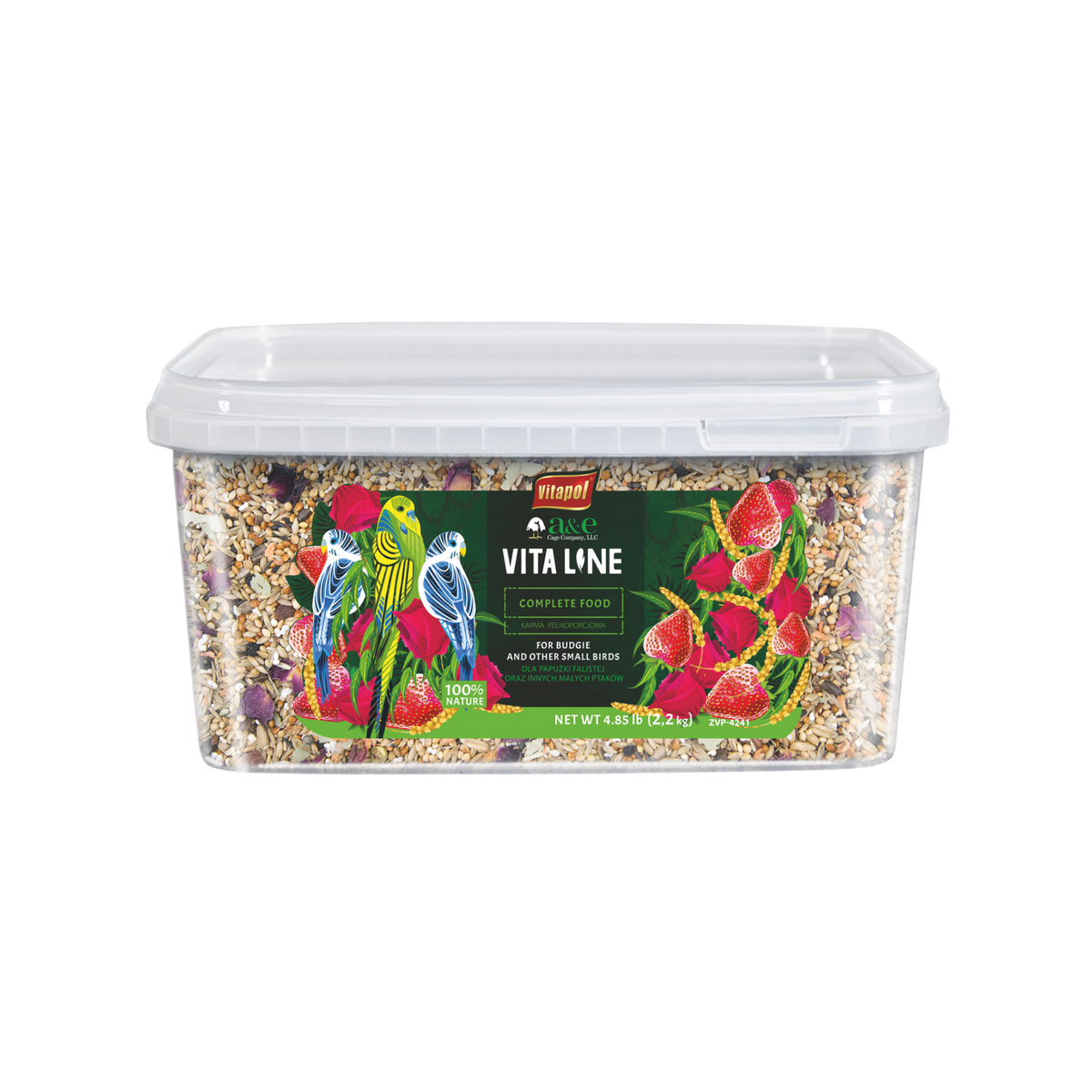 A&E Vita Line Complete Food for Budgie & Other Small Birds 4.85 lb