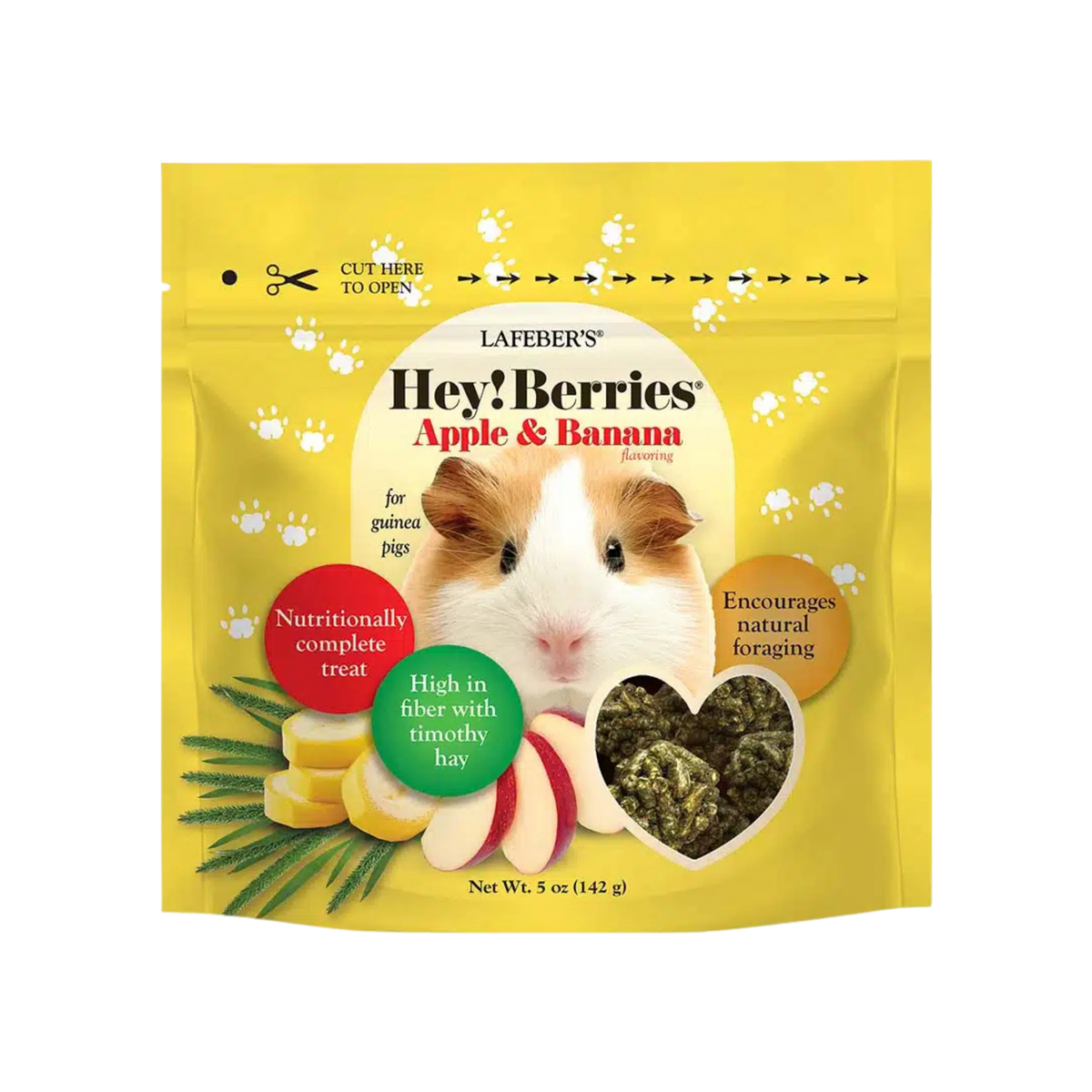 Lafeber's Hey! Berries Apple & Banana Treats for Guinea Pigs 5 oz