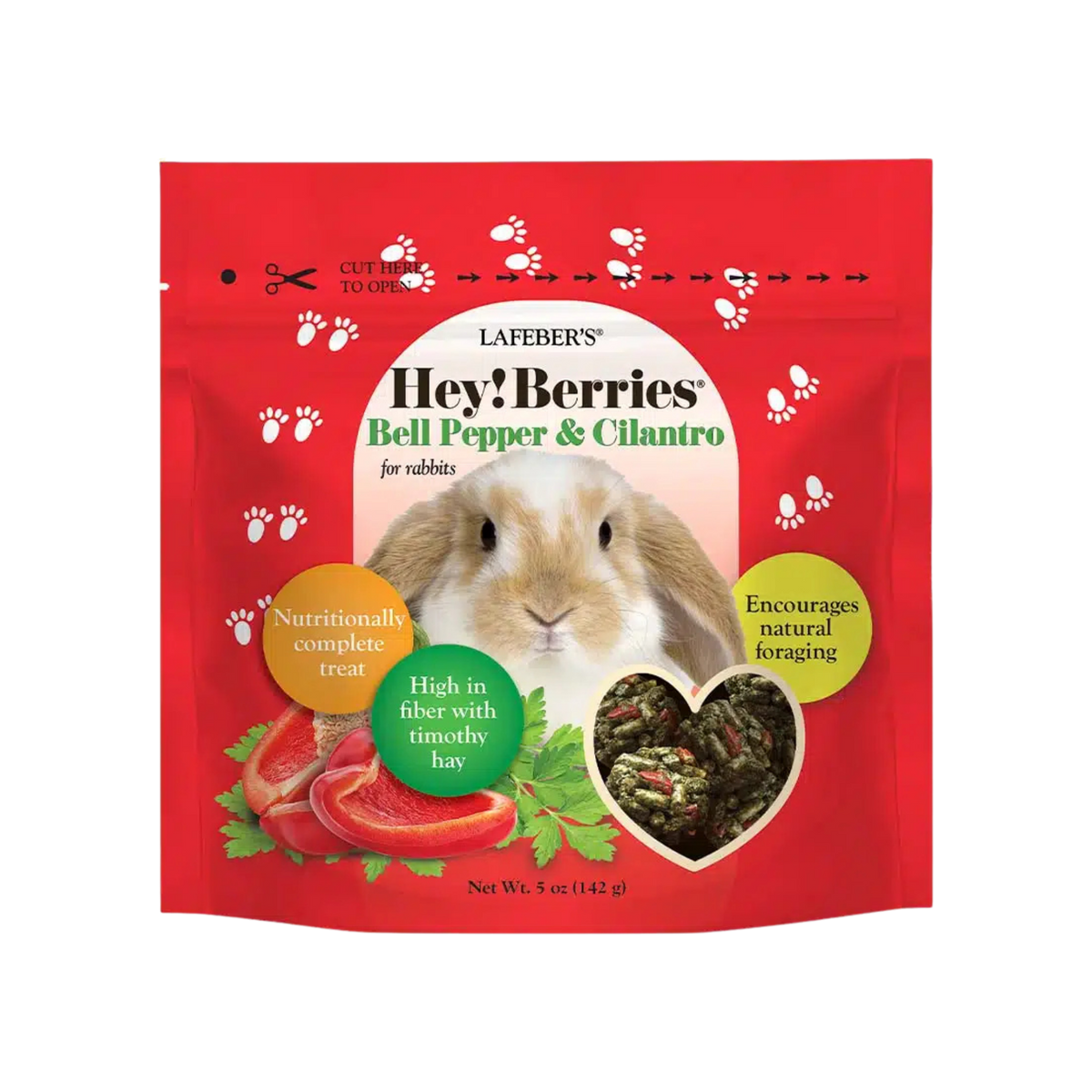 Lafeber's Hey! Berries Bell Pepper & Cilantro Treats for Rabbits 5 oz