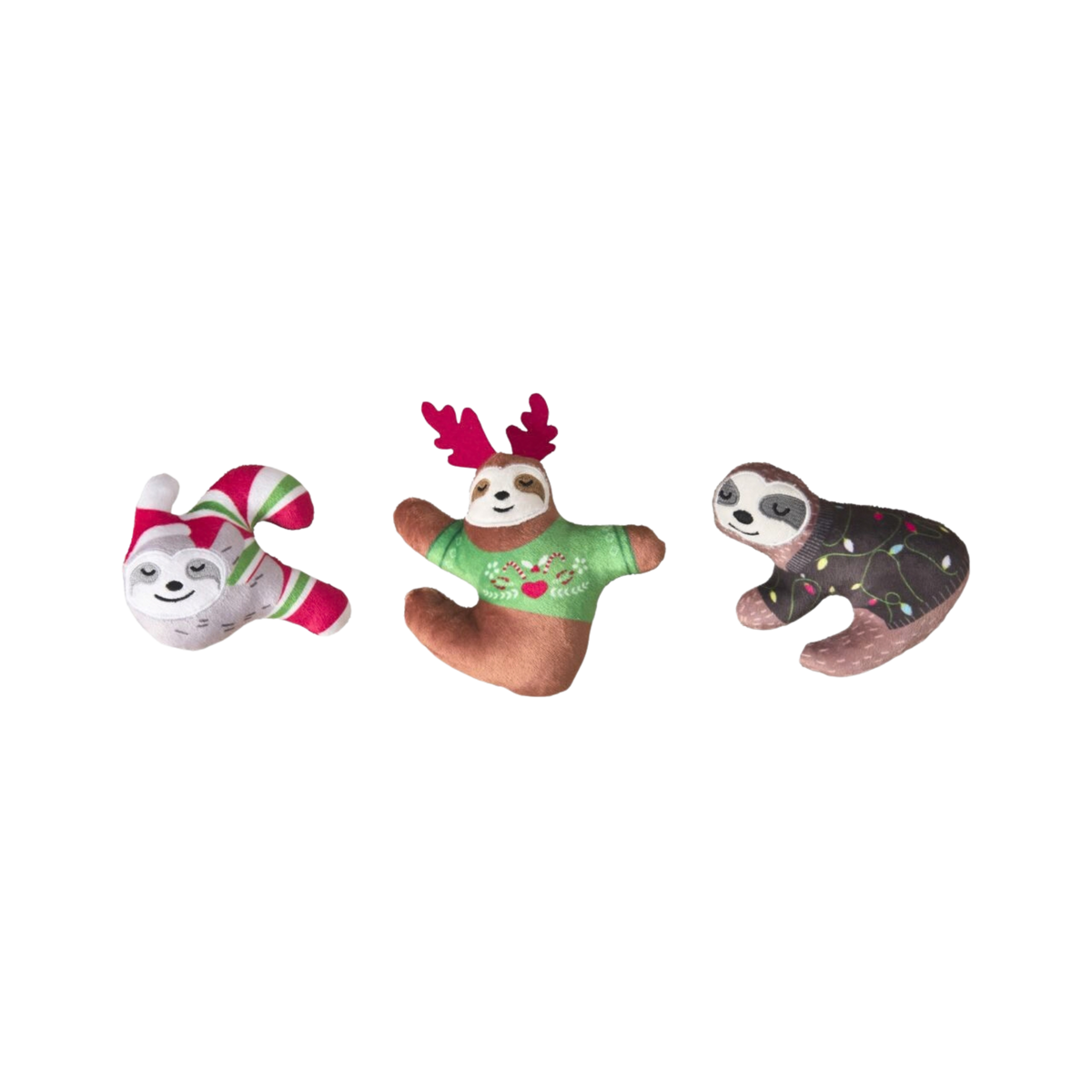 Spot Holiday Sloth Cat Toy, Assorted 5 in