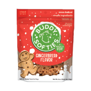 Buddy Biscuits Holiday Gingerbread Flavor Softies Dog Treats 6 oz
